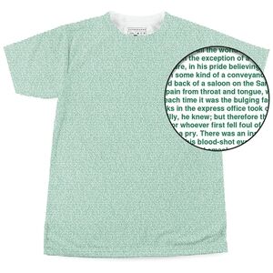Literature Tee in Green by Litographs